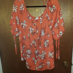 SUMMER FLORAL OFF THE SHOULDER BLOUSE